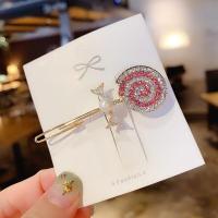 ราคา lovemango กิ๊บขนนกโลหะผสม Rhinestone กิ๊บสำหรับผู้ใหญ่ กิ๊บผ้า Mermaid Scissors Comb Feather Rhinestone alloy Side Hairpin Adult Top Clip Hairpin Headdress (5935790726)