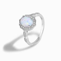 ราคา ขายร้อน S925 เงินทองคำขาวอัญมณีออสเตรเลียเครื่องประดับเงินรูปไข่แหวนผู้หญิงแฟชั่นคุณภาพสูงประณีต (19891736920)