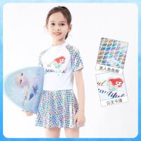 ราคา ชุดว่ายน้ำสำหรับเด็กผู้หญิงของ Disney Disney Disney ชุดเดรสเจ้าหญิงแบบวันพีชแห้งเร็วกระโปรงทารกเด็กผู้หญิงว่ายน้ำน่ารัก (19540472983)
