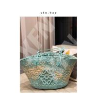 ราคา LOEWE Xfn Bag Lowie Net Red Same Style Straw Shopping Bag Shoulder Bag (20329576783)