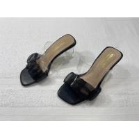 ราคา yeong yeou รองเท้าแตะแฟชั่นแบบสวมสไตล์เกาหลีส้นแก้วสูง 3 นิ้ว รหัส yyุุ5003 (19834930868)