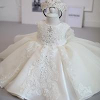 ราคา MQATZ อย่างเป็นทางการชุด Baptism สีชมพูสีขาว1st ชุดวันเกิดสำหรับเสื้อผ้าเด็กผู้หญิงดอกไม้เจ้าหญิงลูกไม้งานแต่งงานชุด1 5ปี L2012XZ (19582965168)