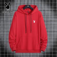 ราคา Playboy Fall Long Sleeve Hoodie Men S Cardigan Sweater Hooded Casual Jacket Black Men S Clothing เสื้อกันหนาว ผ ช (15466897120)