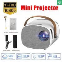 ราคา GGJJ YG230 Mini Projector Home HD 1080P Portable Micro Small Projector โปรเจคเตอร์ขนาดเล็กแบบพกพาขนาดเล็ก (18588724667)