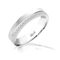 ราคา Merii แหวนเงินประดับ CZ ขนาด 1 1 มม ดีไซน์แหวนแถวกรีดลาย แหวนคู่ แหวนคู่รัก ของขวัญให้แฟน Couple Rings 221R0537 01 (17444545611)