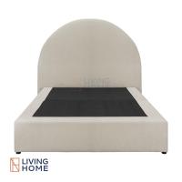 ราคา ผ่อน0 Livinghome FurnitureMall เตียงนอน ขนาด 3 5 5 6 ฟุต รุ่น LESTER สีชมพู เขียว เทา ฟ้าอมเทา ครีม เตียงสไตล์มินิมอล (15881101887)