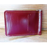 ราคา กระเป๋า money Clip หนังแท้ทำจากหนังวัว 100 ขนาดเหมาะมือ ใช้ง่ายถือสะดวก สีน้ำตาลแดง (533364786)