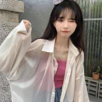 ราคา SDB116 เสื้อเชิ้ตชีฟองสวยๆ มี 12 สี ผ้าโปร่งใส่สบาย แฟชั่นสไตล์เกาหลี คลุมป้องกันแสงแดด UV ใส่เที่ยวทะเลสวยๆ free size (19585680371)