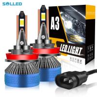 ราคา 2Pcs A3 LED Headlight Bulb Extremely Bright 6000K White 50000Hrs Lifespan Halogen Replacement Conversion Kit (20864309266)