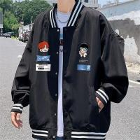 ราคา Lightweight Jackets เสื้อแจกเกตชาย เสื้อแจ็คเก็ตผู้ชาย สไตล์เกาหลี เสื้อวอร์ม เสื้อเบสบอล นักศึกษา ลายการ์ตูน (19757132372)