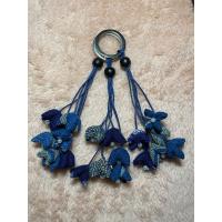 ราคา พวงกุญแจดอกแก้ว แบบคละ ผ้าคราม งานฝีมือ ของชำร่วย สั่งทำได้นะคะ ขายปลีก ส่ง (19613510358)