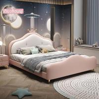 ราคา New เตียง เตียงนอนเด็กเจ้าหญิง เตียงเจ้าหญิง แถมตู้หัวเตียง Princess Childrens Bed (20558702927)