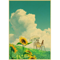 ราคา Hayao Miyazaki S Ghibli Vintage Anime Art Spirited Away Totoro Ponyo Mononoke Wall Poster 0920 (20474462080)