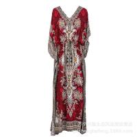 ราคา ชุดเดรสอิสลาม มุสลิม เดรสยาวผู้หญิง ทรงค้างคาว ตรงเอวมีสายสามารถรูดได้ ผ้าเย็นใส่สบาไม่ร้อน เสื้อผ้าอิสลาม พร้อมส่ง (12740665823)