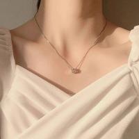 ราคา สร้อยคอโชคเกอร์จี้รูปหัวใจประดับเพทาย คริสตัลเครื่องประดับสตรี (16455564562)