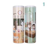 ราคา nmiaojudianzishangwuyo Suchenhd กล่องดินสอชุดทรงกระบอกโปร่งแสงสําหรับโรงเรียน (20352707746)