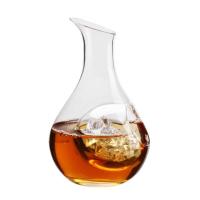 ราคา Japanese Clear Crystal Ice Jug Lead Free Glass Wine Bottle Bar Whiskey Flask Sake Beer Cooler Wine Dispenser Carafe Decanter (12151672082)