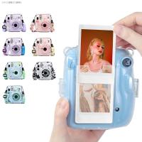 ราคา ฟูจิโพลารอยด์ Mini11กล้องเคสแมวสัตว์เลี้ยงซิลิโคนแขนติดตั้งกระเป๋าใสคริสตัลกรณีฟรีสายคล้องไหล่ (16034202671)
