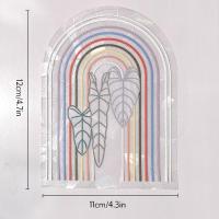 ราคา SWEET สร้างสรรค์และสร้างสรรค์ สีสันสดใส กระจกป้องกันสำหรับ สายรุ้งสีรุ้ง กาวในตัว ที่ดักแสงแดด ของตกแต่งบ้าน สติกเกอร์ติดกระจก สติ๊กเกอร์ติดผนัง สติกเกอร์ปริซึมสีรุ้ง ฟิล์มหน้าต่าง (20975772669)