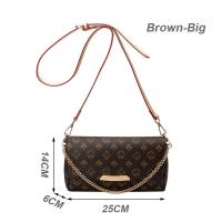 ราคา Fashion Luxury Sling Chain Women Handbag Cover Design Womens Shoulder Bags Purse PU Leather CrossBody Messenger Bag Female (11313668224)