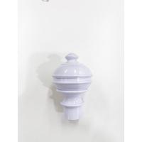 ราคา หัวท้าย รางม่าน กลมจุก หัวรางม่าน สำหรับรางโชว์ 26mm (18184241001)