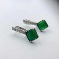 ราคา ต่างหู เพชรเท่ๆ แท้ประดับ หยกเจได เนืัอแก้ว Real diamond earrings decorated with Jedi jade glass is very expensive 真鑽耳I wish you a happy shopping CSK Collection祝您購物愉快 CSK集合 (10291908971)