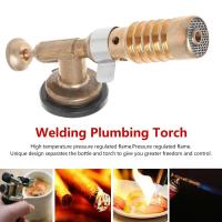 ราคา Gas Burner Welding Torch Portable Gas Torch Blowtorch Copper Flame Butane Burner Lighter Heating Welding Camping BBQ Spray Gun (20613687779)