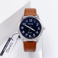 ราคา นาฬิกาข้อมือชาย สายหนัง OMQ แบรนด์แท้ กันน้ำ100 (19684021814)