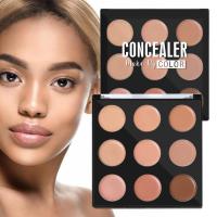 ราคา Concealer Palette Cream Kit Concealer Contouring Palette Makeup Kit Cosmetics Cream 9 Color Full Coverage Color Correcting Concealer Palette Exquisite For Mothers Day good (20569527893)