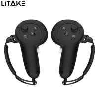 ราคา 2 PCs Protection Grip Cover Anti Throw Handle Protective Sleeve With Hand Strap Compatible For Meta Quest3 Controller (20445731452)