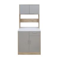 ราคา BigHot CLOSE ชุดครัวสำเร็จรูปท๊อปเรียบ ENOLA GR80 ขนาด 80x60x180ซม สีบีช เทา ยอดขายอันดับ 1 (20954315391)