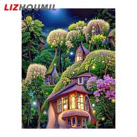 ราคา LIZHOUMIL ชุดภาพวาดเพชรทิวทัศน์5มิติแบบทำมืองานปักครอสติชเพชรของตกแต่งผนังบ้านห้องนอนสำหรับห้องนั่งเล่น (20482073150)