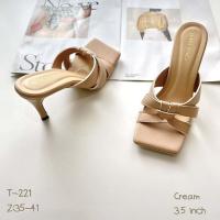ราคา รองเท้าส้นสูง รองเท้าสตรีสวยเก๋ ไม่เกรงใจใคร สาวๆคนไหนกำลังหารองเท้าออกงาน ดีไซน์ที่สวยหรูดูแพง T 221 (20547232105)