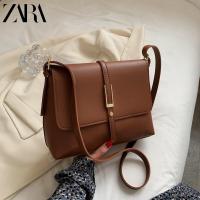 ราคา Zara⑤ กระเป๋าย้อนยุค2023ใหม่กระเป๋าผู้หญิงฤดูใบไม้ร่วงและฤดูหนาวกระเป๋าหิ้วไหล่ความจุมาก (19184431097)