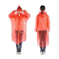 ราคา เสื้อกันฝน PVC แบบใช้เเล้วทิ้ง เสื้อกันฝนกันน้ำพร้อมเเขน และหมวกแบบหูรูดทำจากพลาสติก ชุดกันฝนแบบใส เสื้อคลุมกันฝนแบบบาง (19112272021)