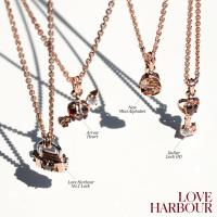 ราคา Dallar Love Harbour Necklace Pink gold (20125267892)