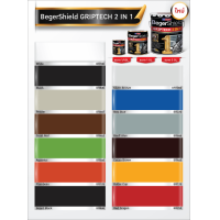 ราคา Beger Shield GRIPTECH 2 IN 1 เบเยอร์ชิลด์ กริปเทค ทูอินวัน สีน้ำมัน เคลือบ โลหะ ไม้ เหล็ก พีวีซี (16125970514)