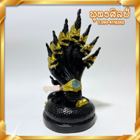ราคา พญานาค 9 เศียร องค์สีมันปูแต่งทอง ฐาน 6 นิ้ว สูง 12 นิ้ว เนื้อมวลสารแร่เหล็กน้ำพี้ ของแท้ จากแหล่งต้นกำเนิด (17563245158)