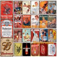 ราคา Lupeishop Budweiser เบียร์ป้ายโลหะ Retro Wall Plaque Custom Pub Decor LTA 2010 (19657847329)