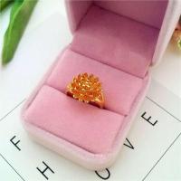ราคา แหวนรูปดอกไม้แบบใหม่แหวนทองคำทรายเวียดนามรูปดอกกุหลาบสีไม่ตก999เครื่องประดับทองเทียมชุบทองสำหรับผู้หญิง (20658668949)