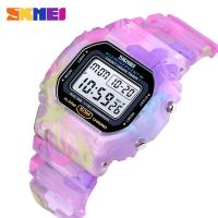 ราคา SKMEI นาฬิกากีฬาสำหรับเด็ก LEDนาฬิกาดิจิทัลมัลติฟังก์ชันกันน้ำระบบอิเล็กทรอนิกส์สำหรับเด็กผู้ชายและเด็กผู้หญิงของขวัญ1627 (14290733376)