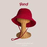 ราคา Corduroy Bucket Hat หมวกบัคเก็ตผ้าลูกฟูก มีสายคล้อง พร้อมส่ง 20 สี (19439121044)