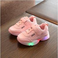 ราคา LED Kids Fila Shoes Sport Shoes Ready Stock 21 36 (16495703566)