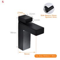 ราคา Moito Alloy Adjustable Glass Shelf Holder ที่หนีบแก้วที่ยึดชั้นวาง (15771583657)