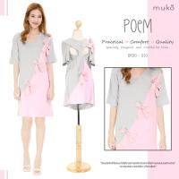 ราคา Muko Poem เดรสให้นม คลุมท้อง DR30 (744838560)