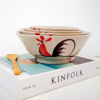 ราคา พร้อมส่ง จาน ถ้วย ชาม ชามโบราณ ถ้วยเซรามิค ชามเซรามิค ชามตราไก่ ถ้วยเข้าไมโครเวฟได้ ชาม ชามก๋วยเตี๋ยว เซรามิก ชามโบราณ 5 8 นิ้ว (15318837098)