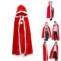ราคา kpuvo Christmas Cloak Hooded Gown Christmas Cosplay Dress Up Cape Winter Warm Cape Christmas Decor Christmas Costume (20917260614)