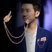 ราคา ชุดสูททักซิโด้มีโซ่พร้อม Lencana Pin หมุดเข็มกลัดของผู้ชายชุดสูททักซิโด้ 50สไตล์ให้เลือก1ชิ้น (920812344)