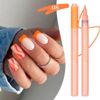 ราคา ปากกากราฟฟิตีเล็บ1ชิ้นสำหรับ3D เล็บไดอารี่นิโคลแบบ DIY ปากกาทาเล็บเครื่องมือตกแต่งเล็บสีทาเล็บ (17675003415)