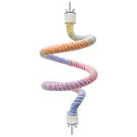 ราคา Parrot Perches Bird Swings Climbing Rope Parrot Perch Stand Bird Swing Toy Colorful Bird Rope Swing Parrot Toys Perch Stand Bird Cage Accessories for Conures Cockatiels Parakeets amicable (20825030941